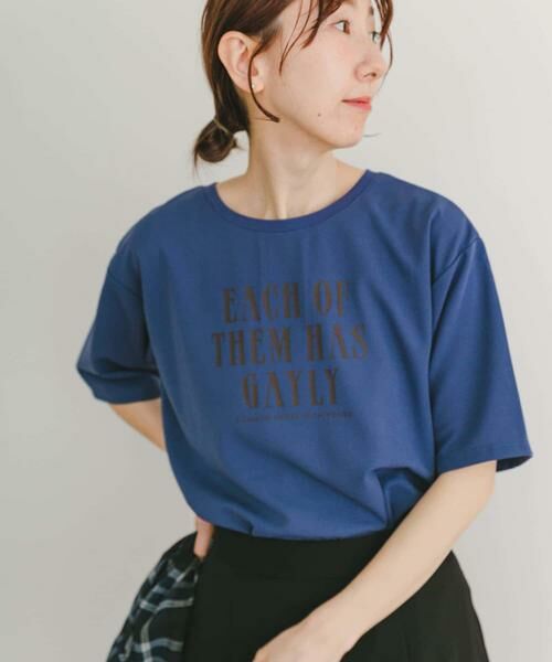 URBAN RESEARCH ITEMS / アーバンリサーチ アイテムズ Tシャツ | カットジョーゼットロゴTシャツ | 詳細9
