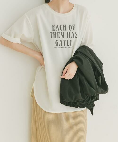 URBAN RESEARCH ITEMS / アーバンリサーチ アイテムズ Tシャツ | カットジョーゼットロゴTシャツ | 詳細19