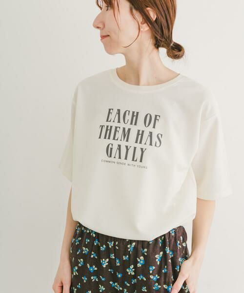 URBAN RESEARCH ITEMS / アーバンリサーチ アイテムズ Tシャツ | カットジョーゼットロゴTシャツ | 詳細28