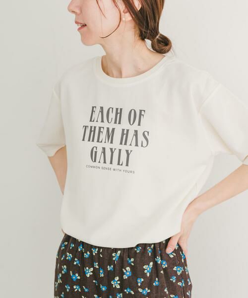 URBAN RESEARCH ITEMS / アーバンリサーチ アイテムズ Tシャツ | カットジョーゼットロゴTシャツ | 詳細25