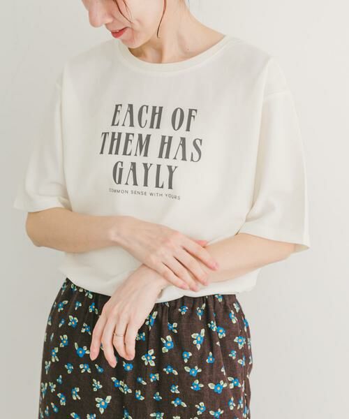 URBAN RESEARCH ITEMS / アーバンリサーチ アイテムズ Tシャツ | カットジョーゼットロゴTシャツ | 詳細26