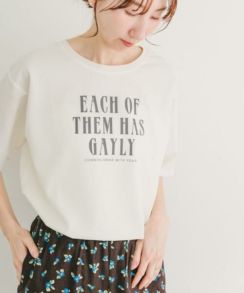 URBAN RESEARCH ITEMS / アーバンリサーチ アイテムズ Tシャツ | カットジョーゼットロゴTシャツ | 詳細27