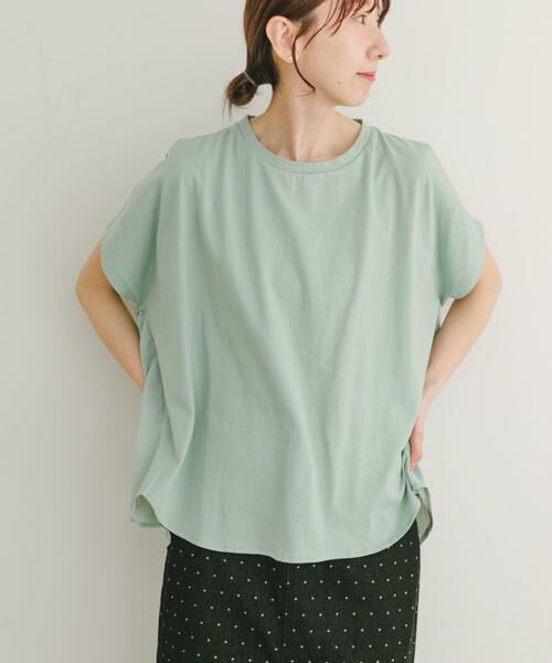 URBAN RESEARCH ITEMS / アーバンリサーチ アイテムズ Tシャツ | ナイロンドッキングフレンチプルオーバー | 詳細1