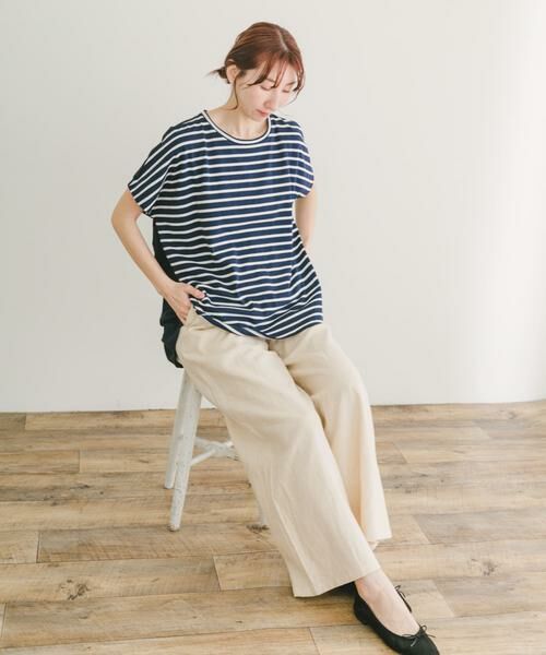 URBAN RESEARCH ITEMS / アーバンリサーチ アイテムズ Tシャツ | ナイロンドッキングフレンチプルオーバー | 詳細10