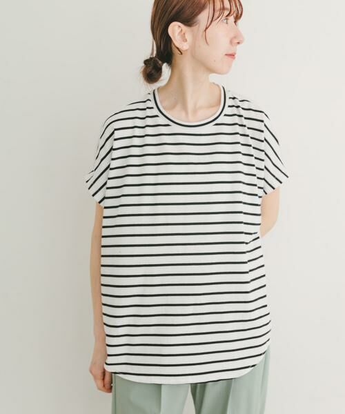 URBAN RESEARCH ITEMS / アーバンリサーチ アイテムズ Tシャツ | ナイロンドッキングフレンチプルオーバー | 詳細22