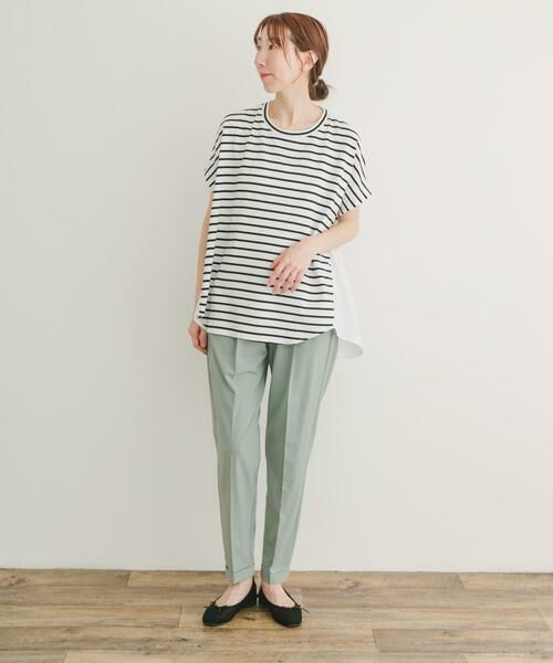 URBAN RESEARCH ITEMS / アーバンリサーチ アイテムズ Tシャツ | ナイロンドッキングフレンチプルオーバー | 詳細24