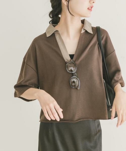 URBAN RESEARCH ITEMS / アーバンリサーチ アイテムズ ポロシャツ | ミニ裏毛スキッパーポロ | 詳細2