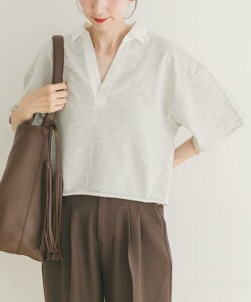 URBAN RESEARCH ITEMS / アーバンリサーチ アイテムズ ポロシャツ | ミニ裏毛スキッパーポロ | 詳細9