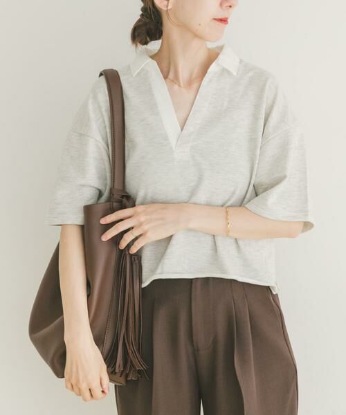 URBAN RESEARCH ITEMS / アーバンリサーチ アイテムズ ポロシャツ | ミニ裏毛スキッパーポロ | 詳細10