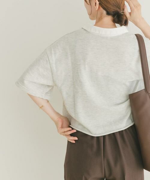 URBAN RESEARCH ITEMS / アーバンリサーチ アイテムズ ポロシャツ | ミニ裏毛スキッパーポロ | 詳細11