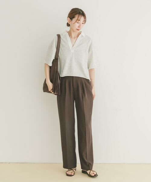 URBAN RESEARCH ITEMS / アーバンリサーチ アイテムズ ポロシャツ | ミニ裏毛スキッパーポロ | 詳細13