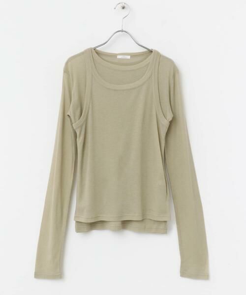 URBAN RESEARCH ITEMS / アーバンリサーチ アイテムズ Tシャツ | シアーリブタンクセットTシャツ | 詳細3