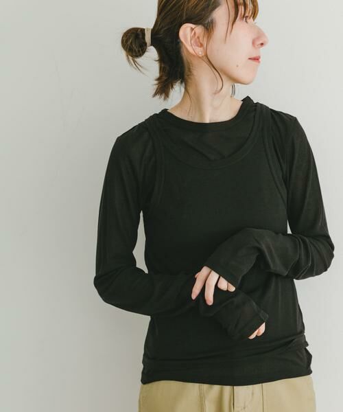 URBAN RESEARCH ITEMS / アーバンリサーチ アイテムズ Tシャツ | シアーリブタンクセットTシャツ | 詳細9