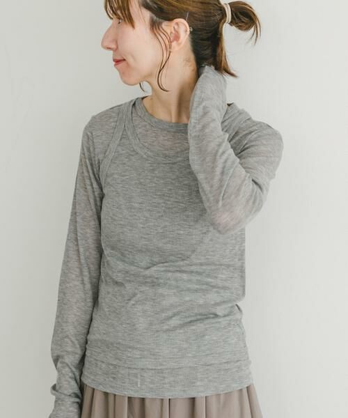 URBAN RESEARCH ITEMS / アーバンリサーチ アイテムズ Tシャツ | シアーリブタンクセットTシャツ | 詳細13