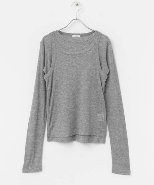 URBAN RESEARCH ITEMS / アーバンリサーチ アイテムズ Tシャツ | シアーリブタンクセットTシャツ | 詳細14