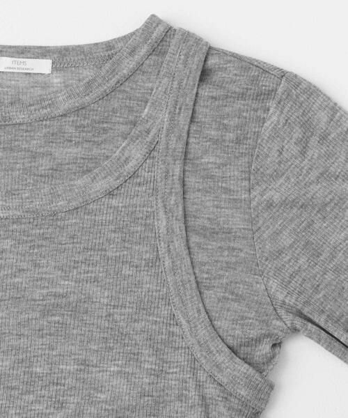 URBAN RESEARCH ITEMS / アーバンリサーチ アイテムズ Tシャツ | シアーリブタンクセットTシャツ | 詳細15