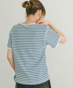 URBAN RESEARCH ITEMS / アーバンリサーチ アイテムズ Tシャツ | ハニカムワッフルボーダーTシャツ