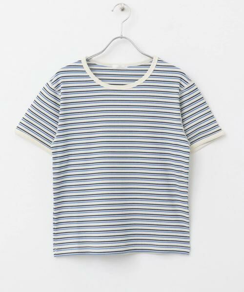 URBAN RESEARCH ITEMS / アーバンリサーチ アイテムズ Tシャツ | ハニカムワッフルボーダーTシャツ | 詳細14