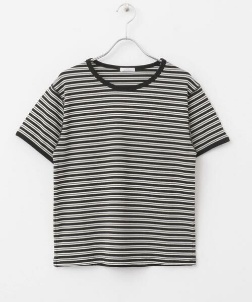URBAN RESEARCH ITEMS / アーバンリサーチ アイテムズ Tシャツ | ハニカムワッフルボーダーTシャツ | 詳細22