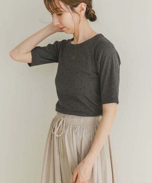 URBAN RESEARCH ITEMS / アーバンリサーチ アイテムズ Tシャツ | 5ブソデリブTシャツ | 詳細11