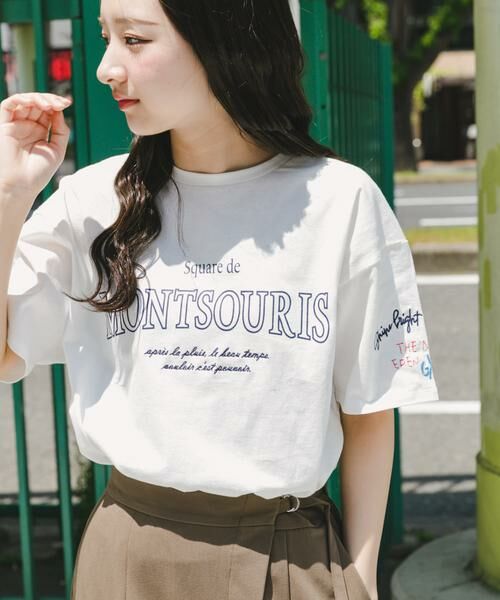 URBAN RESEARCH ITEMS / アーバンリサーチ アイテムズ Tシャツ | ロゴ刺繍半袖Tシャツ | 詳細15