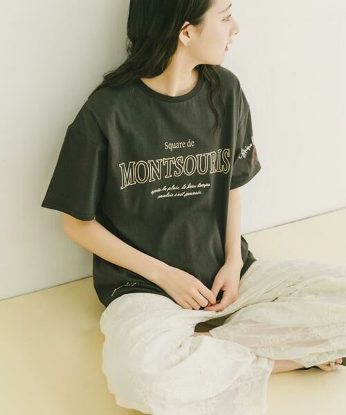 URBAN RESEARCH ITEMS / アーバンリサーチ アイテムズ Tシャツ | ロゴ刺繍半袖Tシャツ | 詳細20