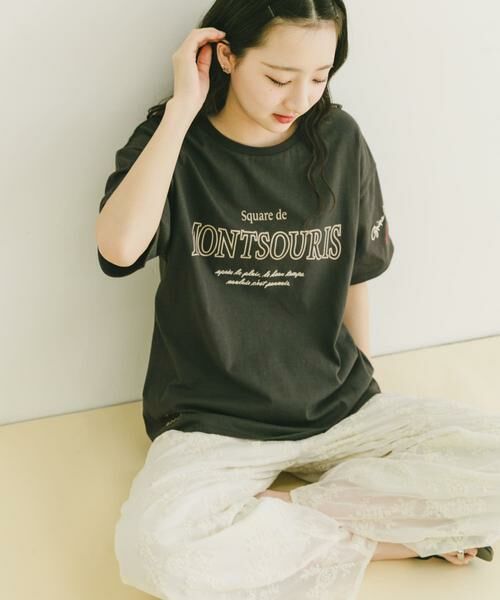 URBAN RESEARCH ITEMS / アーバンリサーチ アイテムズ Tシャツ | ロゴ刺繍半袖Tシャツ | 詳細21