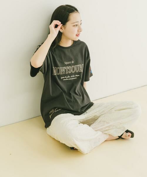 URBAN RESEARCH ITEMS / アーバンリサーチ アイテムズ Tシャツ | ロゴ刺繍半袖Tシャツ | 詳細22