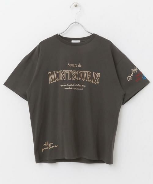 URBAN RESEARCH ITEMS / アーバンリサーチ アイテムズ Tシャツ | ロゴ刺繍半袖Tシャツ | 詳細24