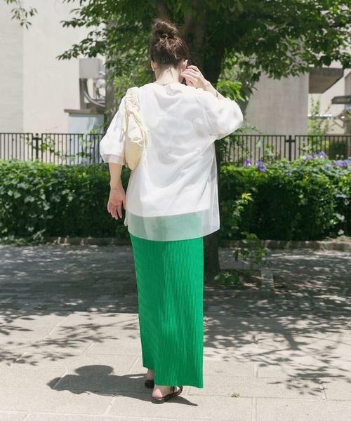 URBAN RESEARCH ITEMS / アーバンリサーチ アイテムズ Tシャツ | チュールレイヤードハンソデTシャツ | 詳細7