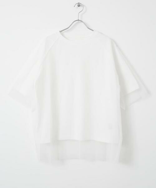 URBAN RESEARCH ITEMS / アーバンリサーチ アイテムズ Tシャツ | チュールレイヤードハンソデTシャツ | 詳細8