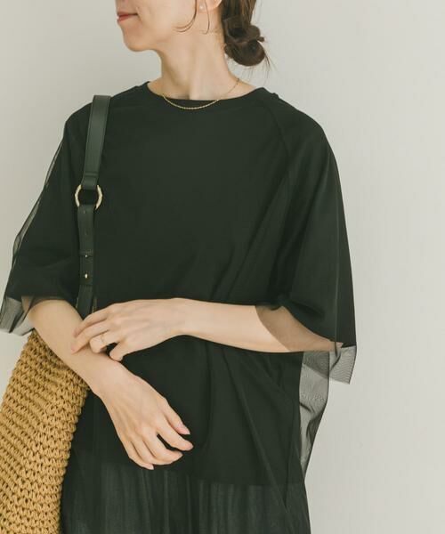 URBAN RESEARCH ITEMS / アーバンリサーチ アイテムズ Tシャツ | チュールレイヤードハンソデTシャツ | 詳細10