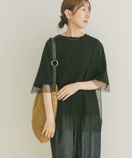 URBAN RESEARCH ITEMS / アーバンリサーチ アイテムズ Tシャツ | チュールレイヤードハンソデTシャツ | 詳細11