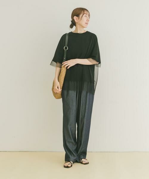 URBAN RESEARCH ITEMS / アーバンリサーチ アイテムズ Tシャツ | チュールレイヤードハンソデTシャツ | 詳細15