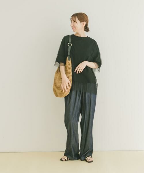 URBAN RESEARCH ITEMS / アーバンリサーチ アイテムズ Tシャツ | チュールレイヤードハンソデTシャツ | 詳細16