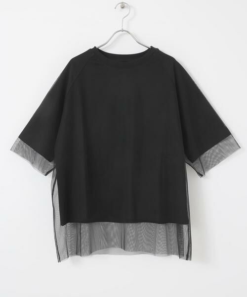 URBAN RESEARCH ITEMS / アーバンリサーチ アイテムズ Tシャツ | チュールレイヤードハンソデTシャツ | 詳細17