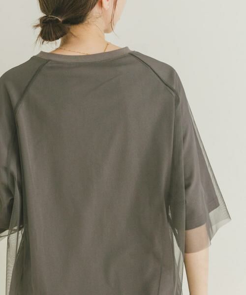 URBAN RESEARCH ITEMS / アーバンリサーチ アイテムズ Tシャツ | チュールレイヤードハンソデTシャツ | 詳細23