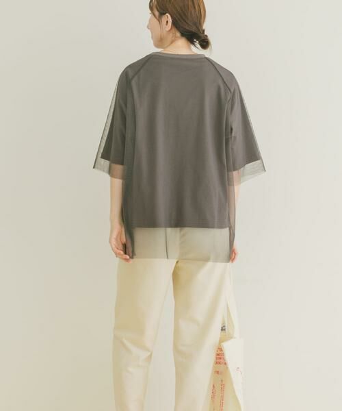 URBAN RESEARCH ITEMS / アーバンリサーチ アイテムズ Tシャツ | チュールレイヤードハンソデTシャツ | 詳細26