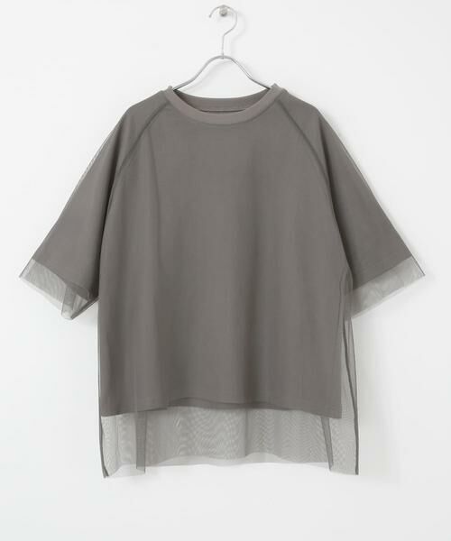 URBAN RESEARCH ITEMS / アーバンリサーチ アイテムズ Tシャツ | チュールレイヤードハンソデTシャツ | 詳細27