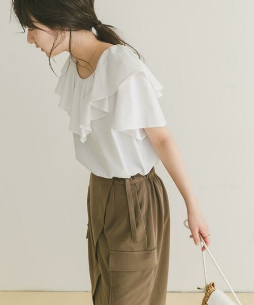 URBAN RESEARCH ITEMS / アーバンリサーチ アイテムズ Tシャツ | フリルTシャツ | 詳細3