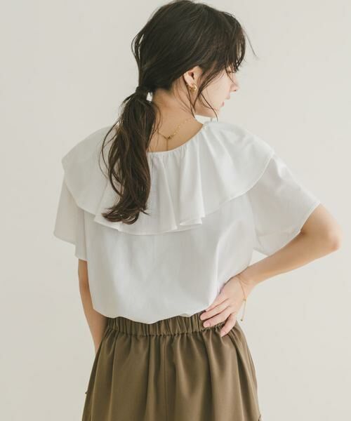 URBAN RESEARCH ITEMS / アーバンリサーチ アイテムズ Tシャツ | フリルTシャツ | 詳細4