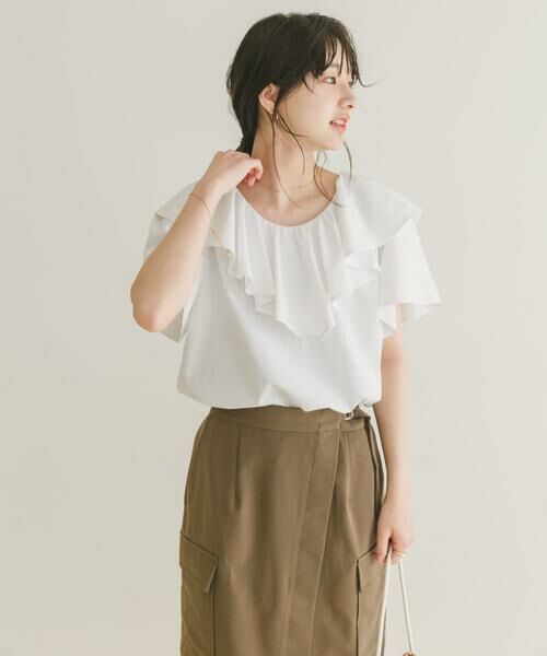 URBAN RESEARCH ITEMS / アーバンリサーチ アイテムズ Tシャツ | フリルTシャツ | 詳細5