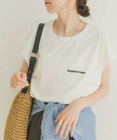 URBAN RESEARCH ITEMS / アーバンリサーチ アイテムズ Tシャツ | 刺繍フレンチTシャツ