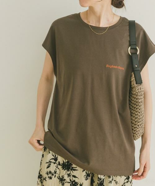 URBAN RESEARCH ITEMS / アーバンリサーチ アイテムズ Tシャツ | 刺繍フレンチTシャツ | 詳細2
