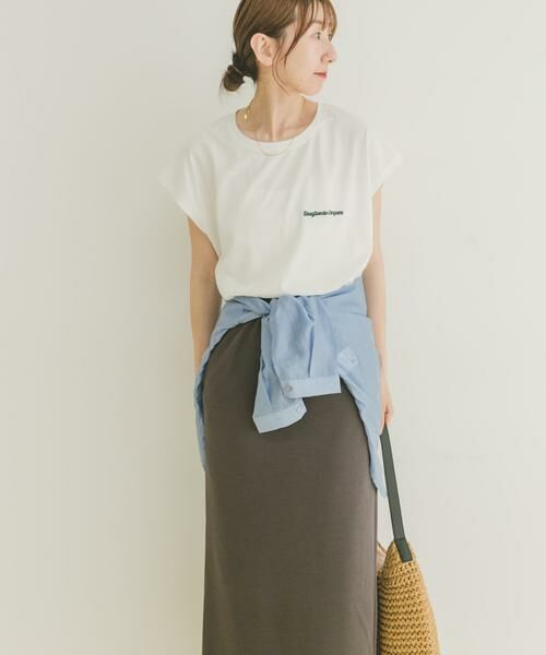 URBAN RESEARCH ITEMS / アーバンリサーチ アイテムズ Tシャツ | 刺繍フレンチTシャツ | 詳細11