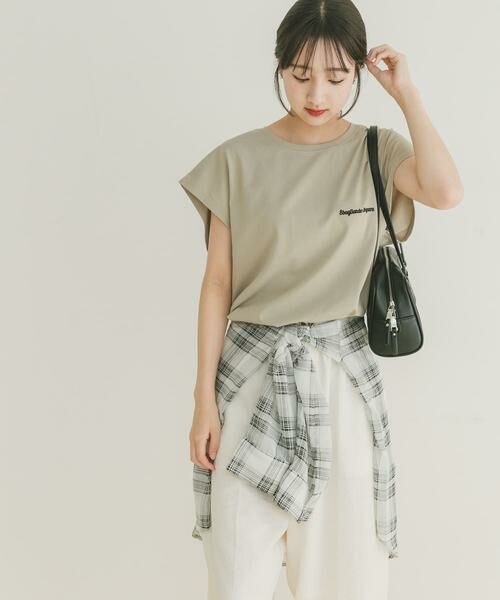 URBAN RESEARCH ITEMS / アーバンリサーチ アイテムズ Tシャツ | 刺繍フレンチTシャツ | 詳細20