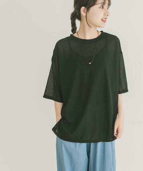 URBAN RESEARCH ITEMS / アーバンリサーチ アイテムズ Tシャツ | シアー半袖Tシャツ | 詳細19