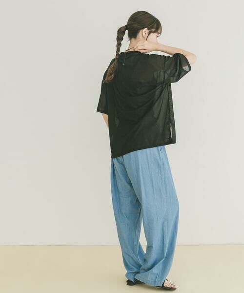 URBAN RESEARCH ITEMS / アーバンリサーチ アイテムズ Tシャツ | シアー半袖Tシャツ | 詳細25
