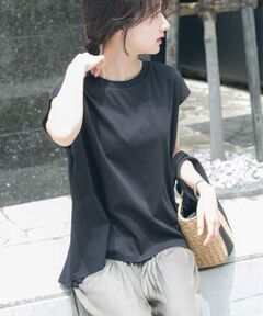 URBAN RESEARCH ITEMS / アーバンリサーチ アイテムズ Tシャツ | バックティアードフレンチTシャツ