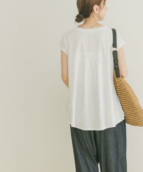 URBAN RESEARCH ITEMS / アーバンリサーチ アイテムズ Tシャツ | バックティアードフレンチTシャツ | 詳細15